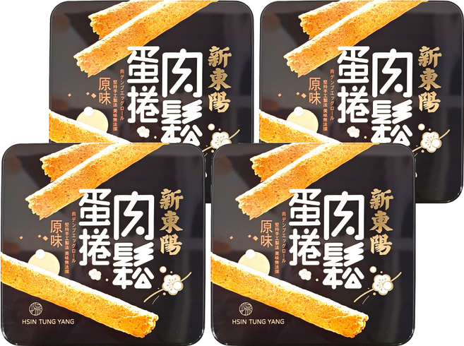 新東陽 精緻肉鬆蛋捲禮盒, 306g, 4盒