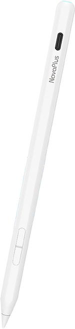 NovaPlus Pencil A8 Pro iPad磁吸雙充電式繪圖手寫筆, 經典白, 1支