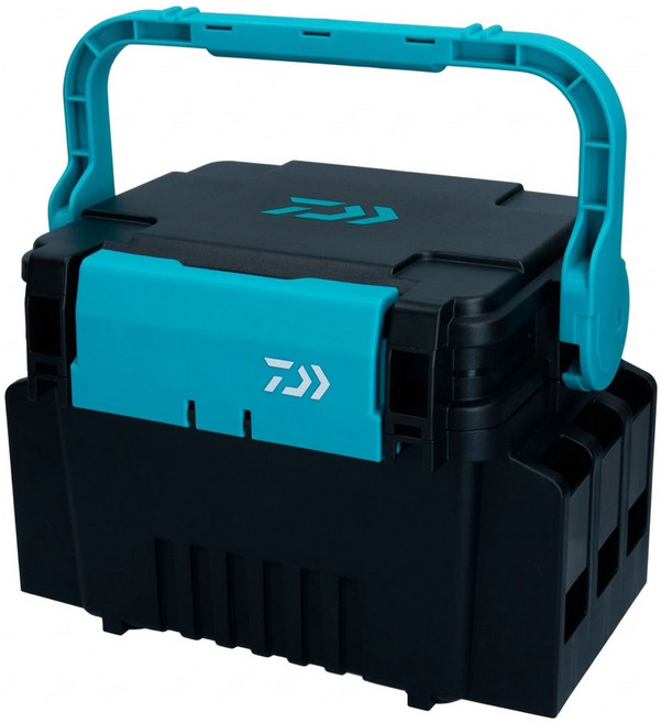 DAIWA 大和 多功能置物箱, 黑色 + 綠色, 1個