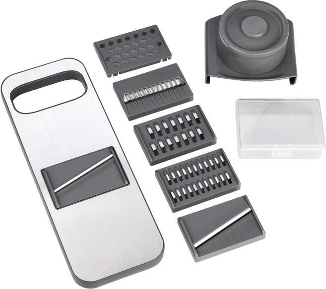 빌리빈 스테인레스 멀티 슬라이서 채칼 6종 세트, 혼합색상, 1세트