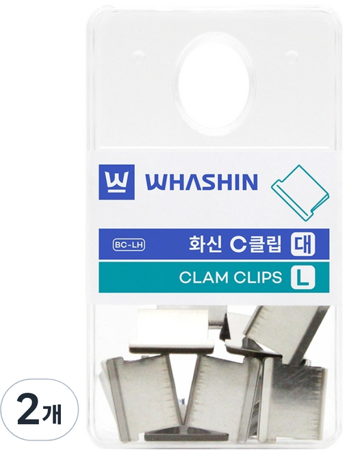 화신 C클립 리필, 대, 25개입, 2개
