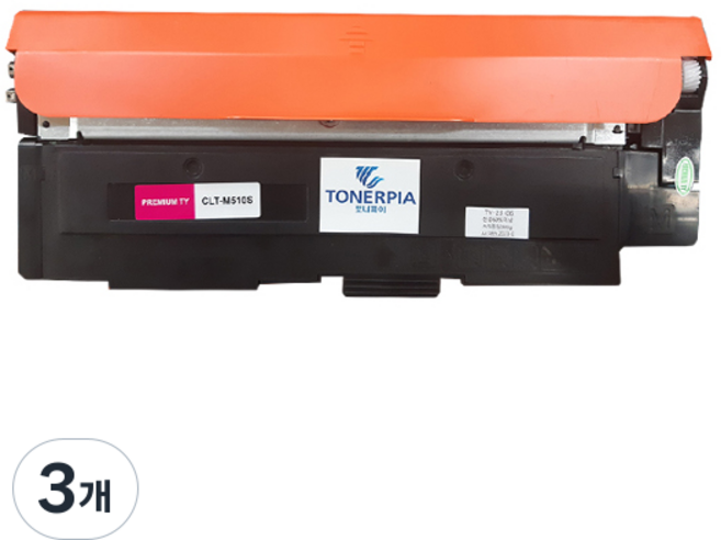 토너피아 호환 재생 토너 CLT-M510S, 빨강, 3개