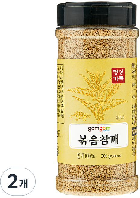 곰곰 볶음참깨, 200g, 2개