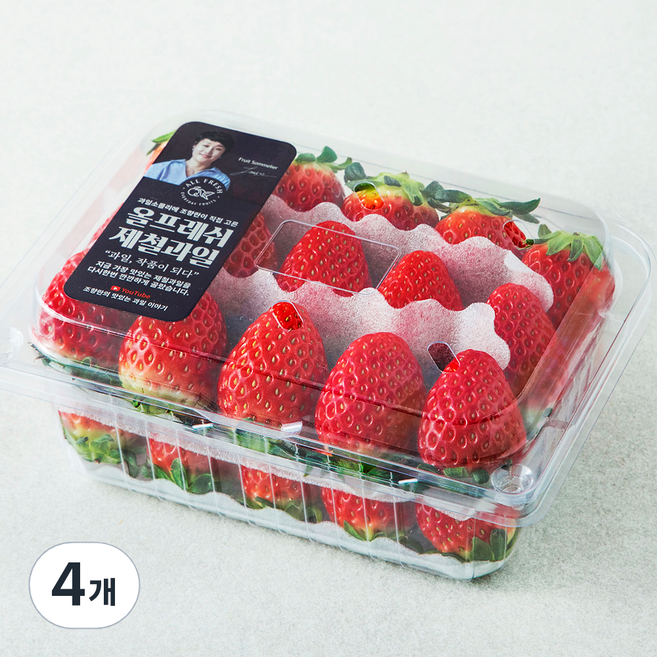 올프레쉬 GAP 인증 금실딸기, 4개, 500g