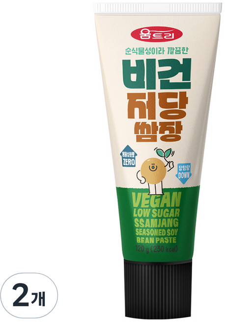 움트리 비건 저당 쌈장, 120g, 2개