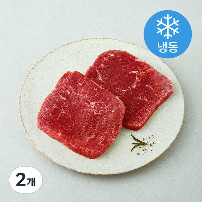 푸드장 미국산 산적용 소고기 육전용 (냉동), 2개, 300g