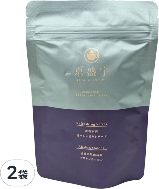京盛宇 光之茶系列 清香阿里山烏龍原葉袋茶, 3g, 15包, 2袋