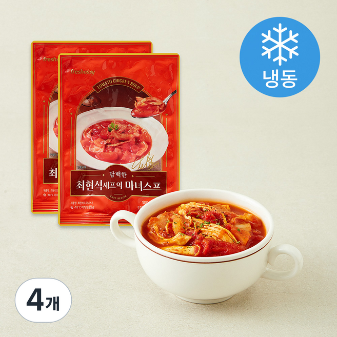 프레시지 최현석의 마녀스프 (냉동), 300g, 4개