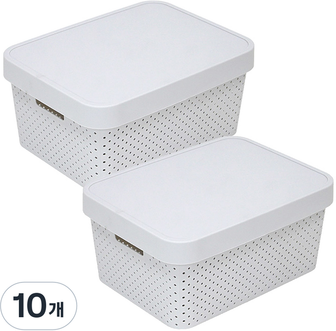 커버 바스켓, 그레이, 10개