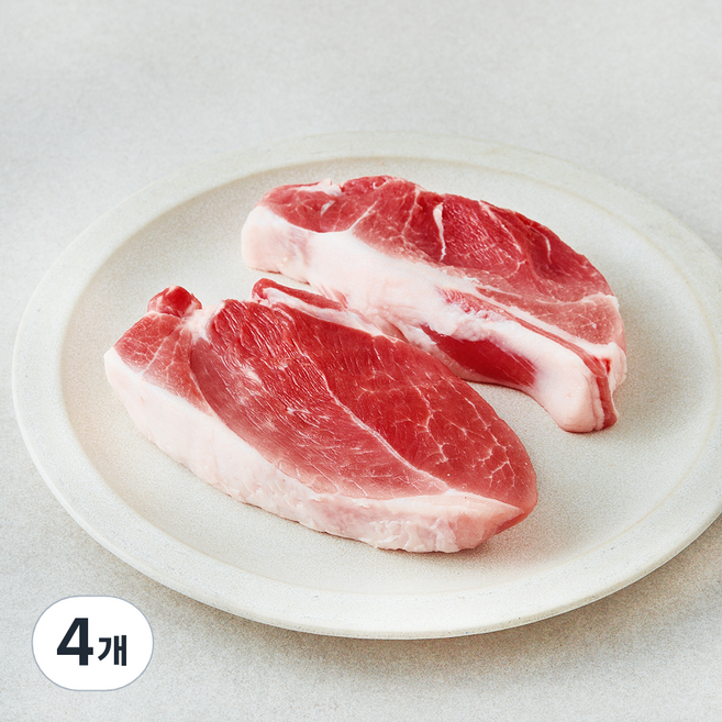 곰곰 무항생제 앞다리살 수육용 (냉장), 4개, 500g