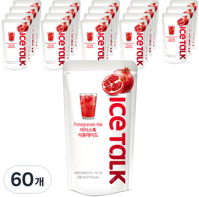 아이스톡 석류 에이드, 60개, 230ml