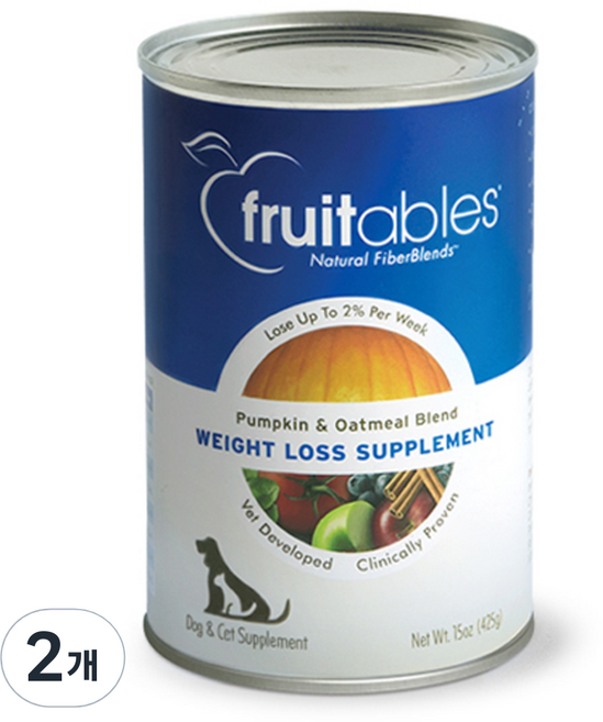 프루터블즈 반려동물 호박 영양제, 425g, 다이어트(체중관리), 2개