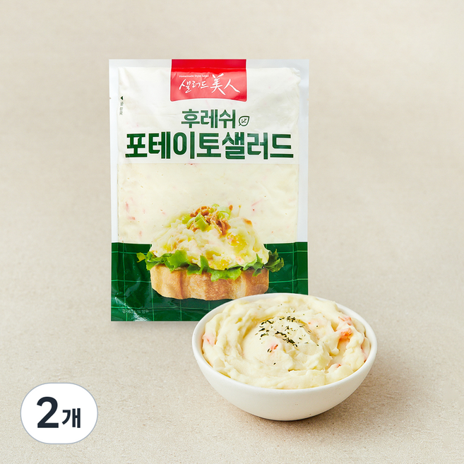 샐러드미인 후레쉬 포테이토 샐러드, 800g, 2개
