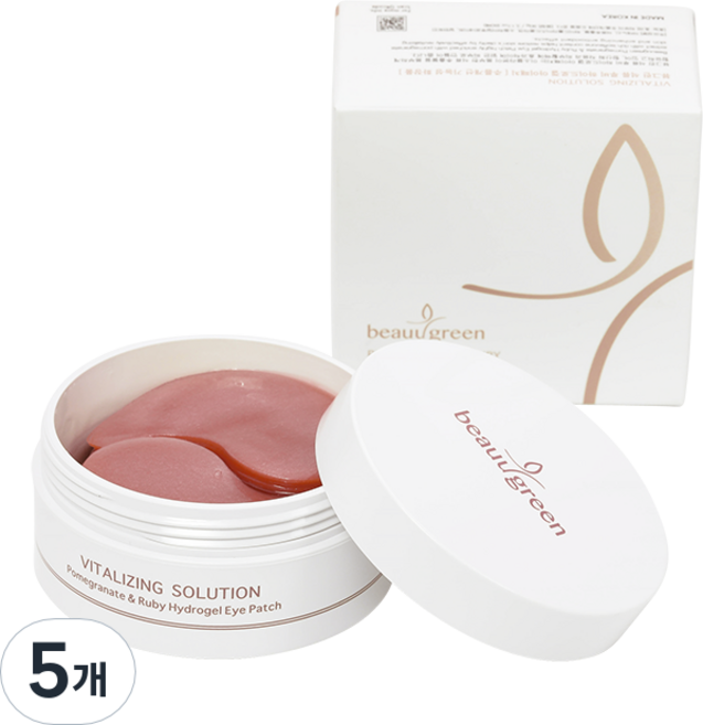 뷰그린 석류 루비 하이드로겔 아이패치, 5개, 60개입