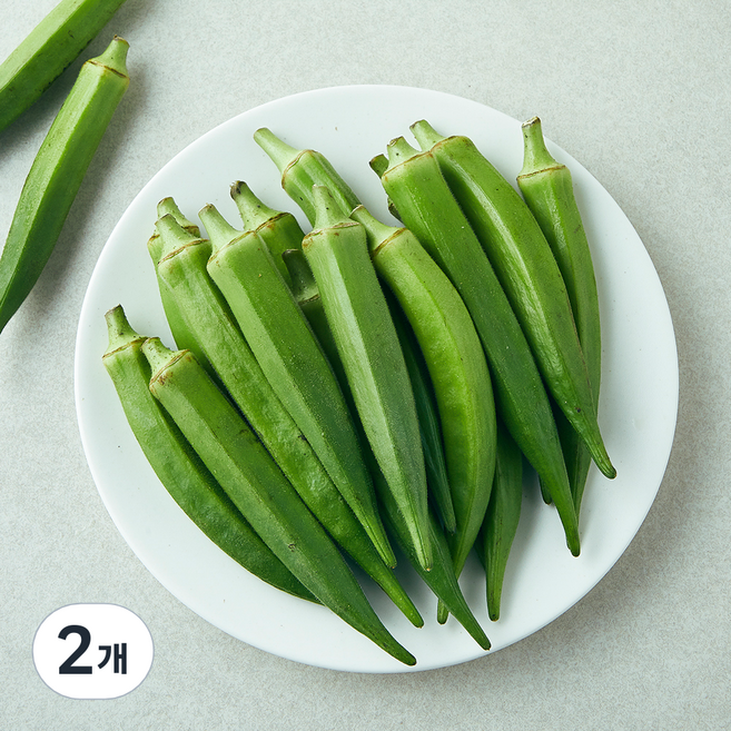 국내산 오크라, 300g, 2개