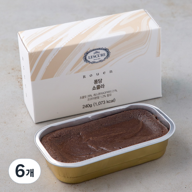 후앙 퐁당쇼콜라, 240g, 1개입, 6개