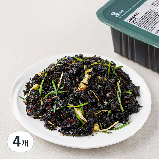 집반찬연구소 달래 김무침, 100g, 4개