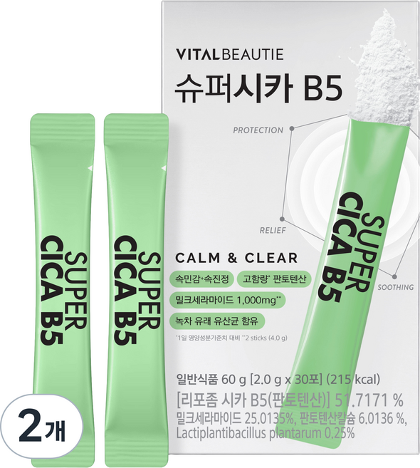 바이탈뷰티 슈퍼시카 B5 30p, 60g, 2개