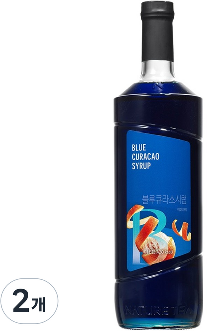 네이쳐티 블루큐라소시럽, 2L, 2개