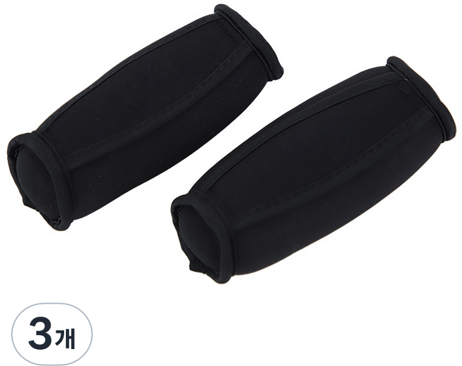 홈다홈트 핸들형 모래주머니 저중량 아령 2p 블랙, 450g