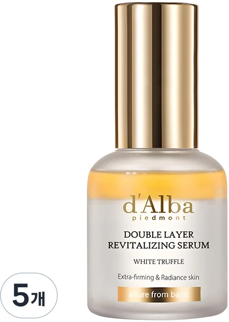 달바 화이트 트러플 더블 레이어 리바이탈라이징 세럼, 30ml, 5개 - 쿠팡