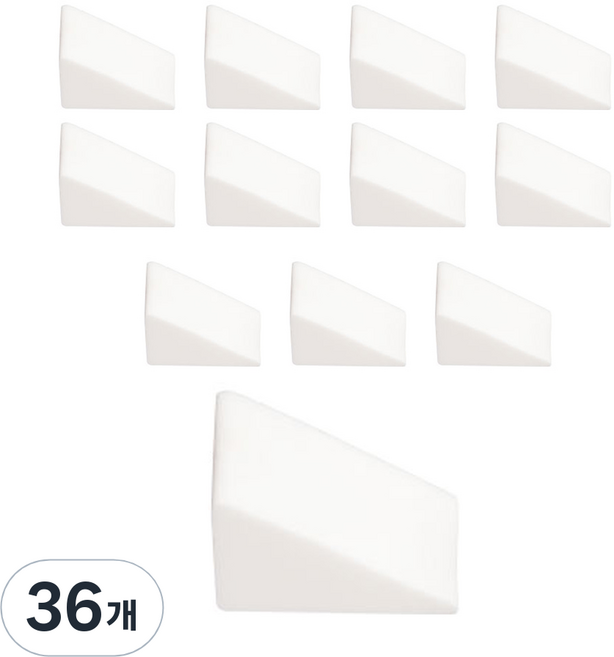 주트 소프트터치 퍼프 메이크업스펀지, 36개