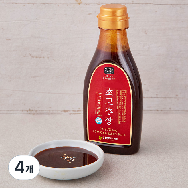 담가 순창일품 초고추장, 300g, 4개