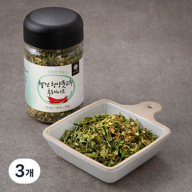 몸애조화 웰건 청양풋고추 후레이크, 45g, 3개