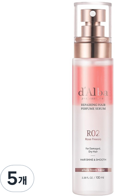 달바 프로페셔널 리페어링 헤어 퍼퓸 세럼, 100ml, 5개