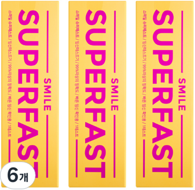 스마일랩 슈퍼패스트 임신테스트기, 1개입, 6개