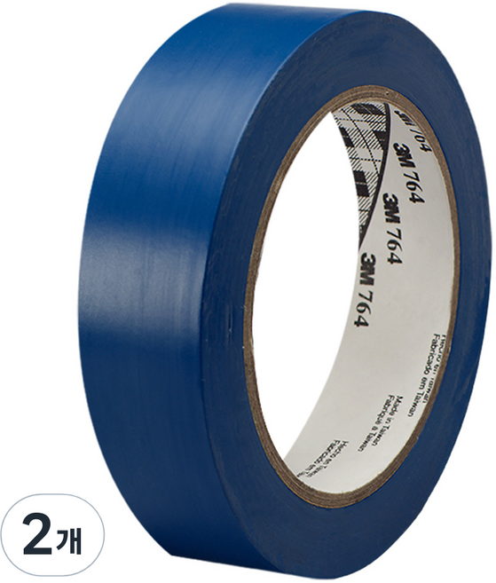 쓰리엠 바닥 라인 764 테이프, 파랑, 2개