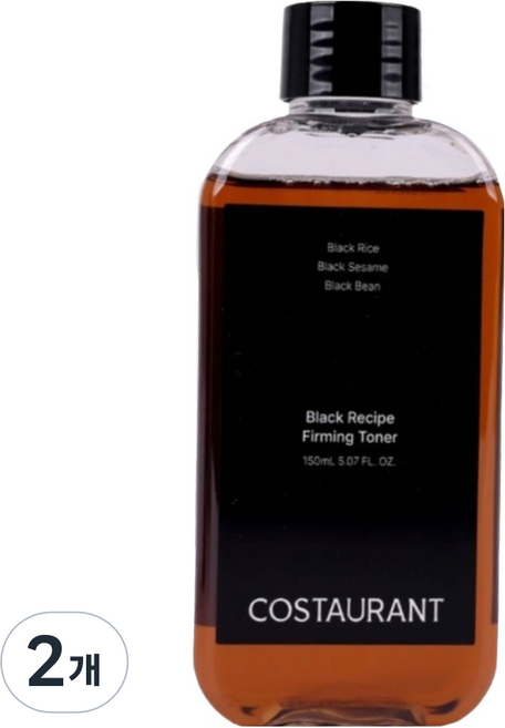 COSTAURANT 黑配方緊緻化妝水, 2個, 150ml