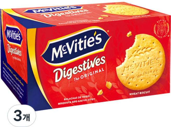 맥비티 다이제스티브, 250g, 3개