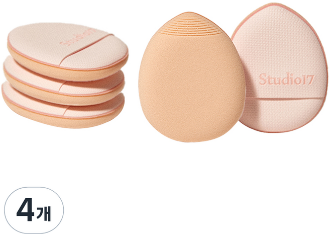 스튜디오17 브러쉬 핏 핑거 퍼프 5p, 4개