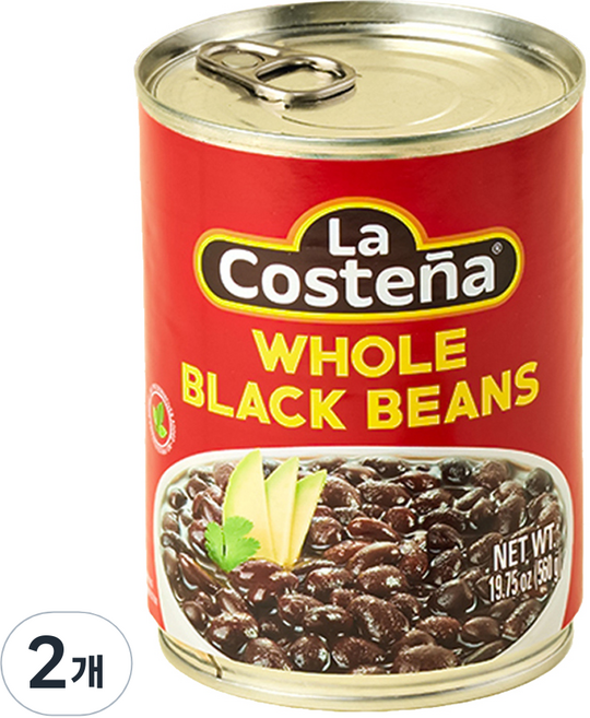 라코스테냐 홀블랙빈스, 560g, 2개