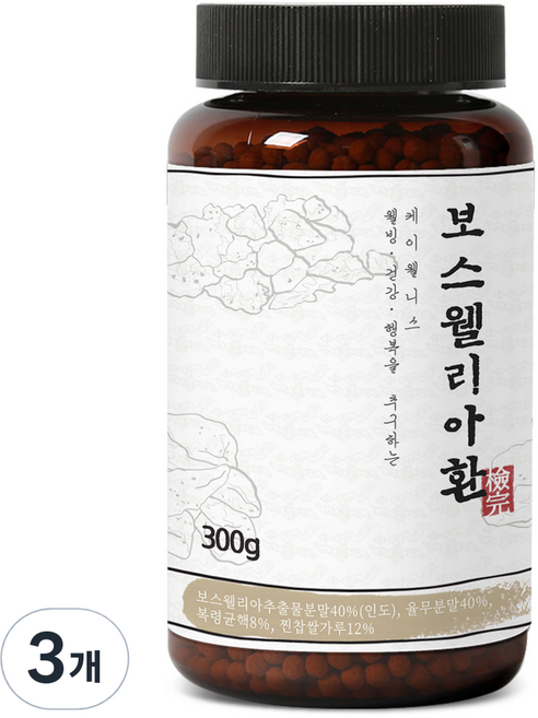 케이웰니스 보스웰리아환, 3개, 300g