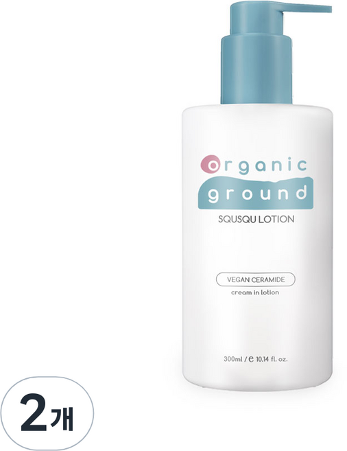 오가닉그라운드 스쿠스쿠로션, 300ml, 2개