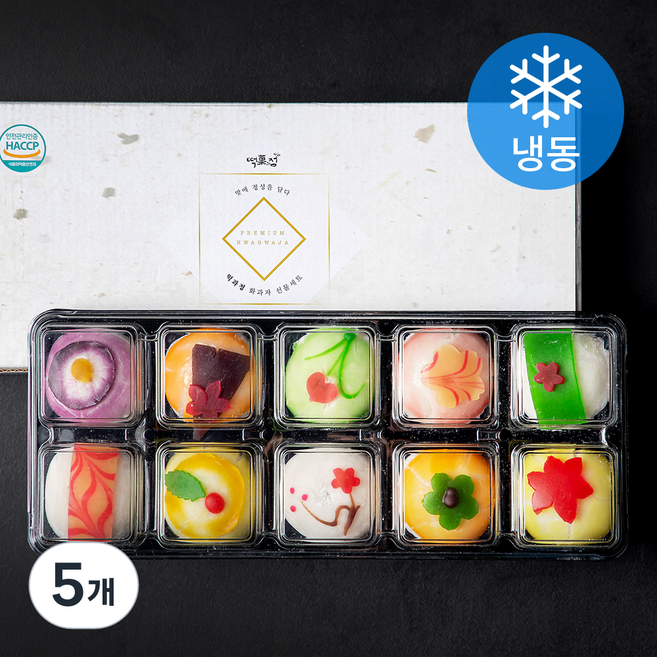 떡과정 화과자 (냉동), 50g, 10개입, 5개