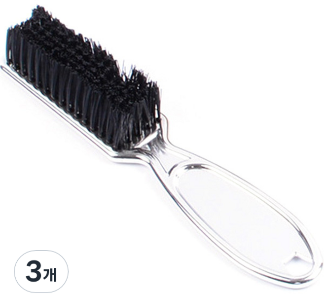 맨툴킷쯔 컬러풀 면도브러쉬 실버, 1개입, 3개