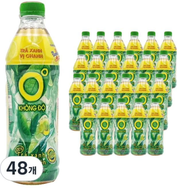 콩도 레몬향 그린티, 455ml, 48개 - 쿠팡