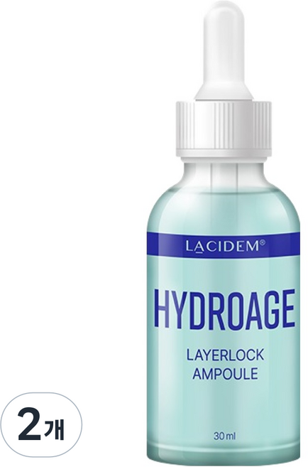 Lacidem 純素水潤鎖齡安瓶, 2個, 30ml