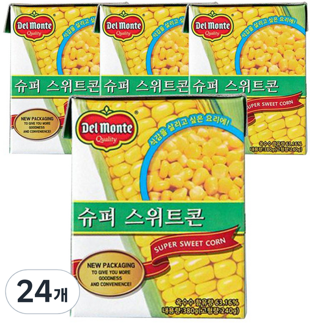 델몬트 슈퍼 스위트콘, 380g, 24개