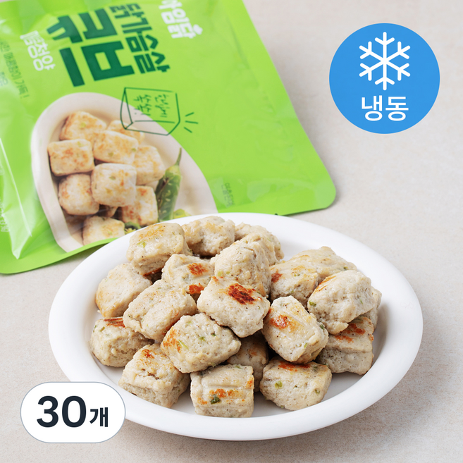 아임닭 닭가슴살 큐브 매콤청양 (냉동), 100g, 30개