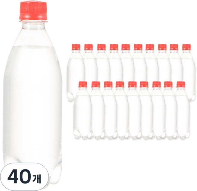 탐사 스파클링 자몽 무라벨, 40개, 500ml