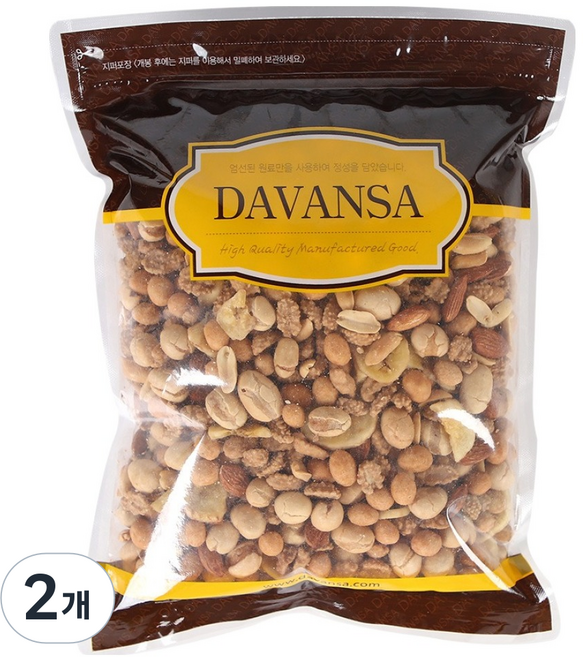 다반사 오리지널 믹스넛, 1kg, 2개