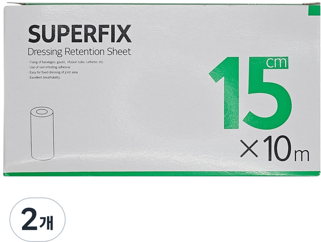 밴드골드 슈퍼픽스 반창고, 1개입, 2개