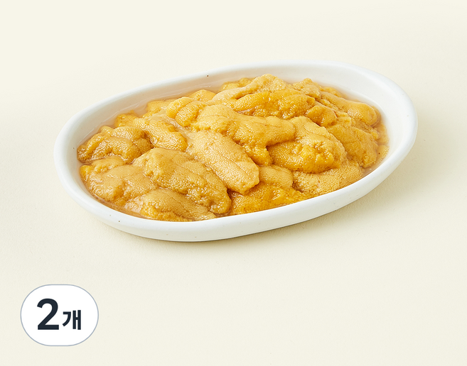 해녀가 잡은 동해안 보라성게알 (냉장), 100g, 2개