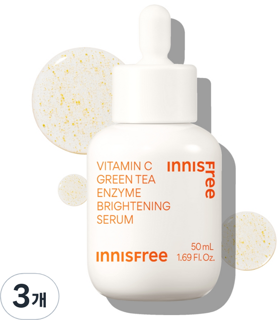 INNISFREE 維他命C淨亮精華, 50ml, 3瓶