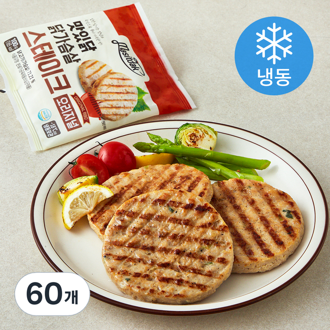 맛있닭 닭가슴살 스테이크 오리지널, 100g, 60개, 1개입