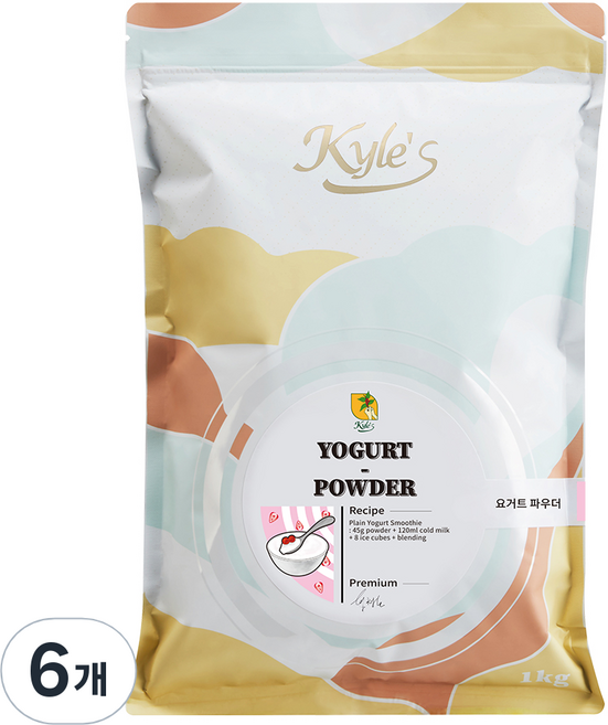 카일스 요거트 파우더, 1kg, 1개입, 6개